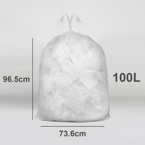 Eco Bag 20 Clear Recycling Bags 100L 88 Gauge